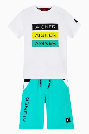 Logo Bermuda Shorts in Cotton