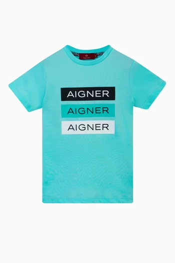 Logo-print T-shirt in Cotton-jersey