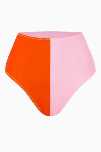 قطعة بيكيني سفلية بخصر مرتفع