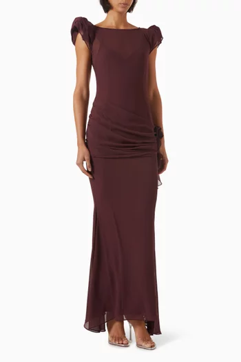 Florentine Maxi Dress in Georgette