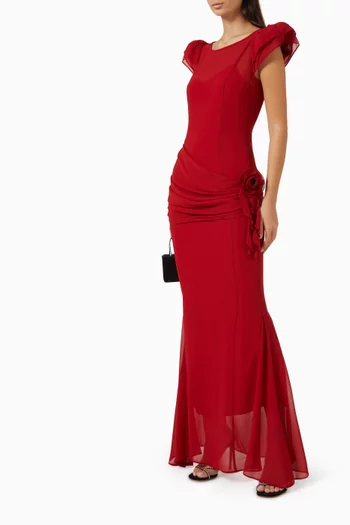 Florentine Maxi Dress in Georgette