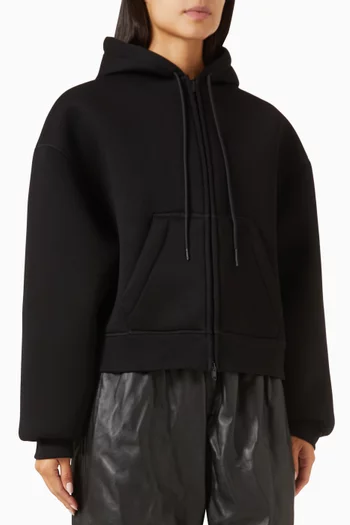 Hoodie in Scuba-Jersey