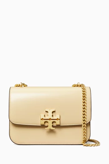 Small Eleanor Convertible Shoulder Bag in Calf Leather