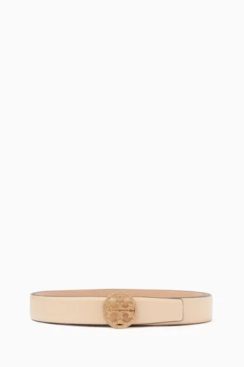 Miller Pavé Belt in Leather