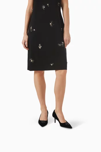 Eleanor 65 Pavé Pumps in Velvet