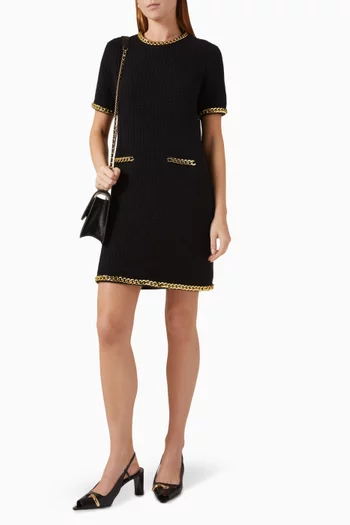 Chain Dress in Wool