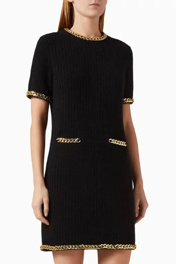 Chain Dress in Wool