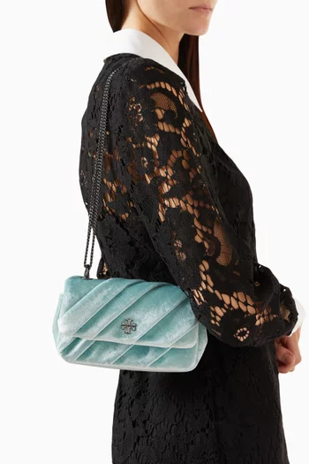 Mini Kira Shoulder Bag in Velvet