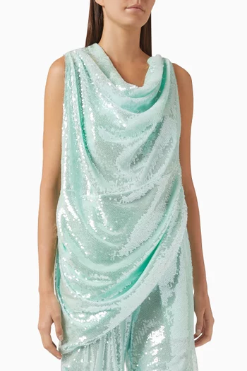 Gwen Sequin-embellished Top