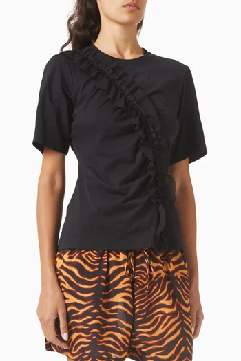 Vivi Frill Top in Cotton
