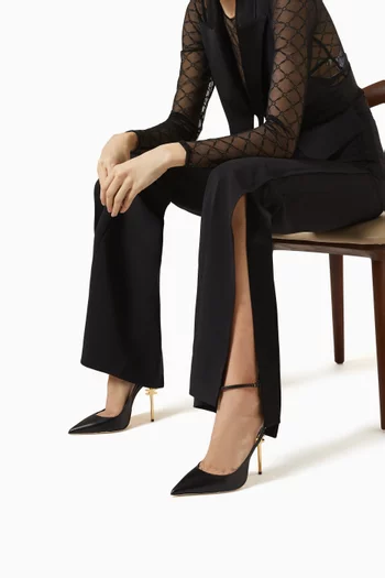 105 Slingback Pumps in Leather