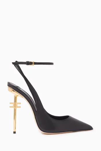 105 Slingback Pumps in Leather