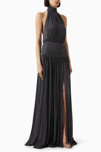 Halterneck Dress in Jersey