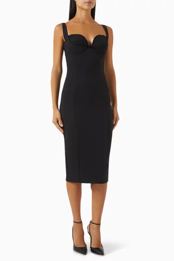 Bustier Midi Dress