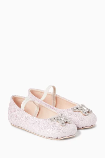 Odette Ballet Flats in Lace