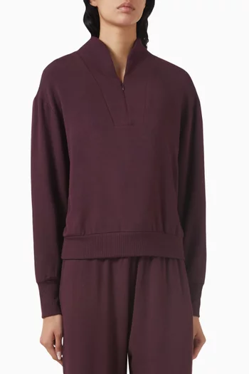 Birdie Half-zip Sweatshirt in Fleece