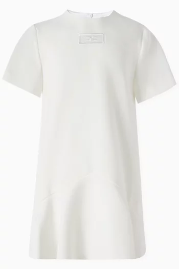 T-shirt Dress in Crepe