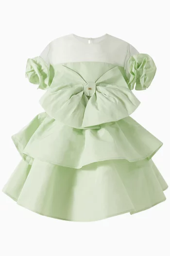 Oversize-bow Dress