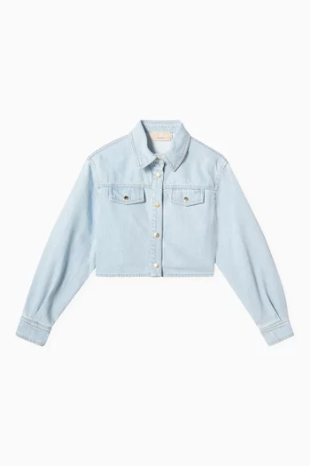 Logo Shirt in Denim