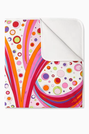 Abstract-printed Blanket in Cotton