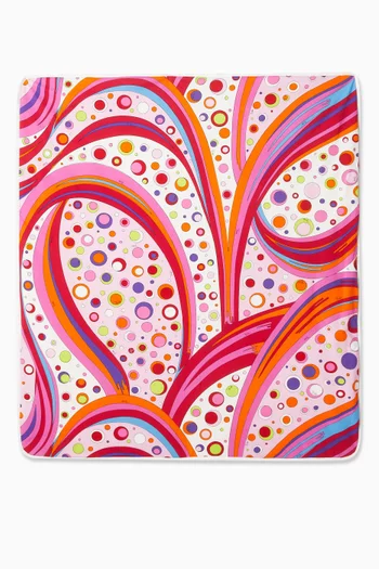 Abstract-printed Blanket in Cotton