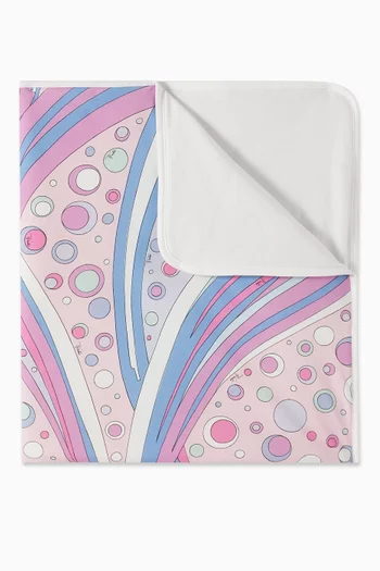 Abstract-printed Blanket in Cotton