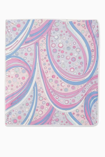 Abstract-printed Blanket in Cotton