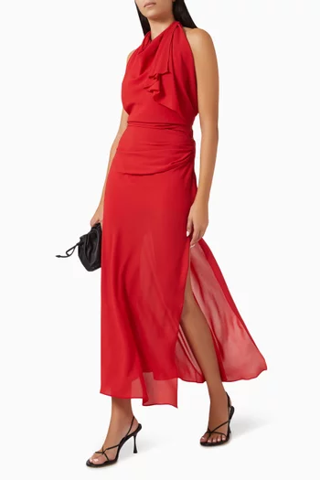 Clarice Drape Maxi Dress