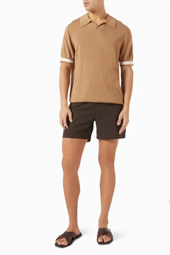 Oceano Drawstring Swim Shorts in Recycled Nylon