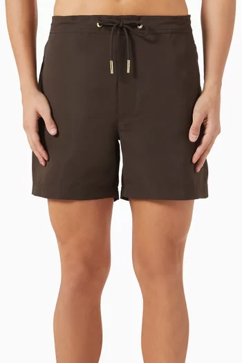 Oceano Drawstring Swim Shorts in Recycled Nylon