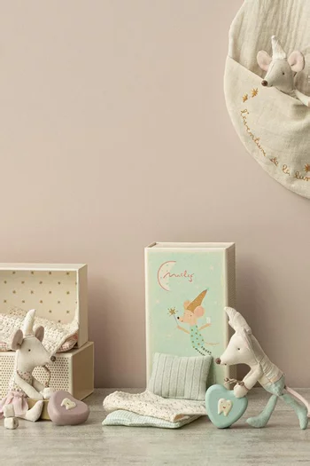 Tooth Fairy Mouse, Little Sister in Match Box