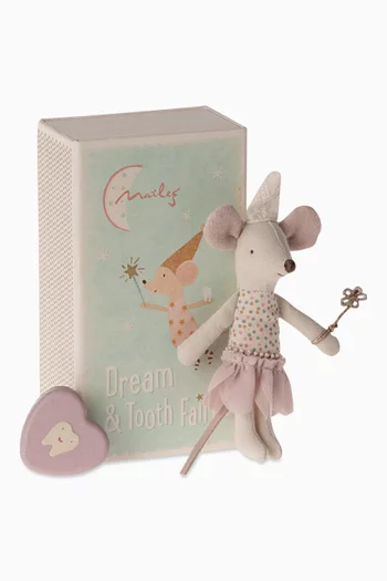 Tooth Fairy Mouse, Little Sister in Match Box