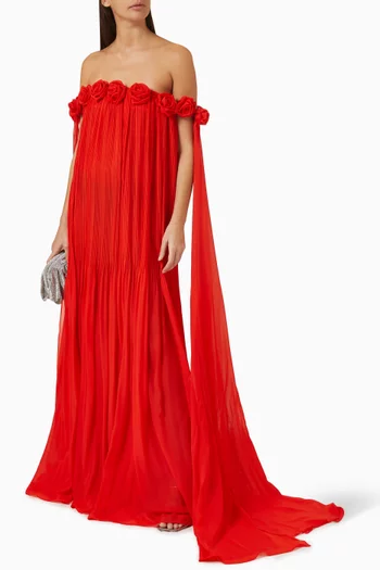 Camilla Draped Maxi Dress