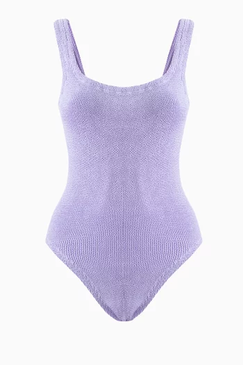 Square Neck One-Piece Swimsuit in Original Crinkle™
