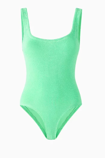 Square Neck One-Piece Swimsuit in Original Crinkle™
