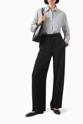 Furrow Striped Shirt in Cotton