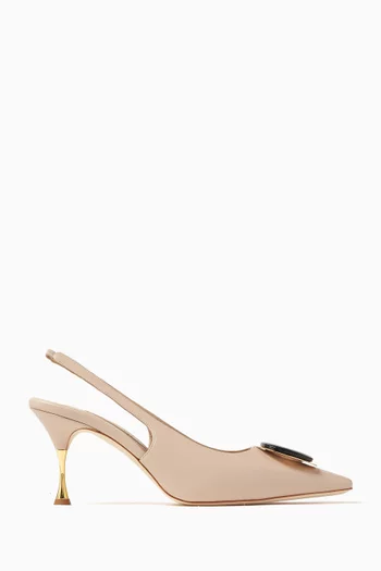 Chiaransli 70 Slingback Pumps in Nappa Leather