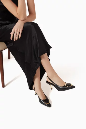 Chiaransli 70 Slingback Pumps in Nappa Leather