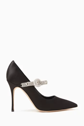 Hamedi 105 Pumps in Satin