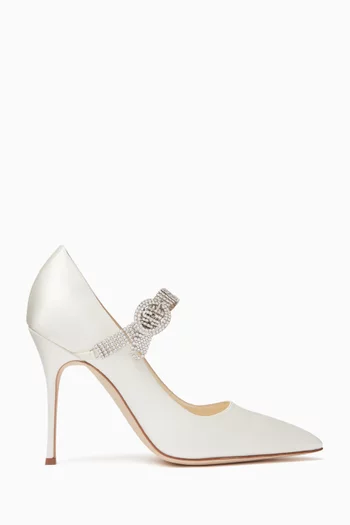 Hamedi 105 Pumps in Satin