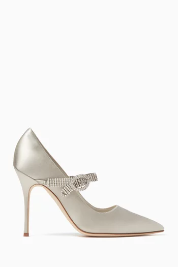 Hamedi 105 Pumps in Satin