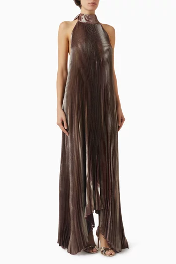 Olympia Pleated Gown