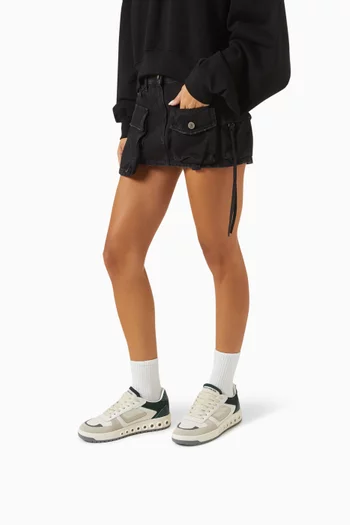 001 Sneakers in Leather & Suede