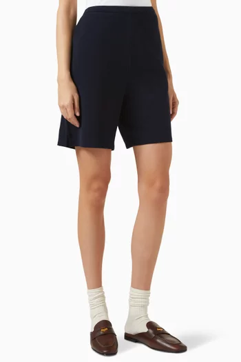 Bermuda Shorts in Cotton Piquet