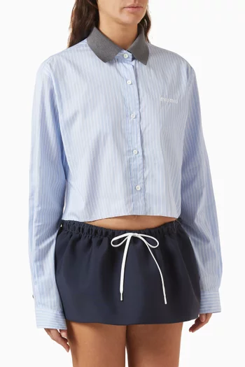 Pinstripe Shirt in Cotton