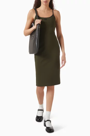 Open-back Midi Dress