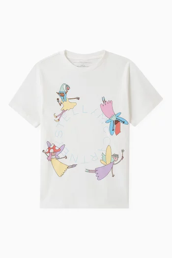 Fairy Logo T-shirt in Cotton
