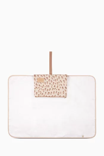 Hyde Park Waterproof Travel Changing Mat in Organic Cotton Twill