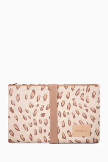 Hyde Park Waterproof Travel Changing Mat in Organic Cotton Twill