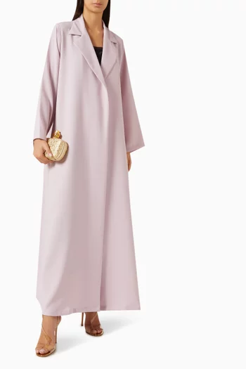 عباية بياقة بطية